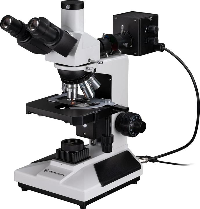 Actual product image Bresser Science ADL-601P transmitted light/ reflected light microscope
