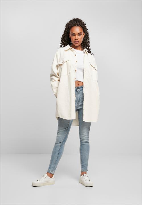 Actual product image Urban Classics Ladies Long Corduroy Overshirt (4XL)