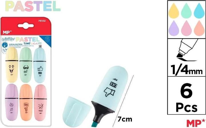 Produktbild Teka Textmarker 6 Farben