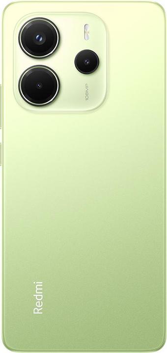 Actual product image Xiaomi Redmi Note 14 (128 GB, Lime Green, 6.67", Hybrid Dual SIM, 108 Mpx, 4G)