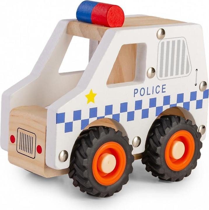 Produktbild Daff Holzauto mit Reifen - Polizei
