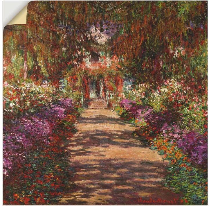 Image du produit Artland Poster Chemin dans le jardin de Monet à Giverny. 1902 T6UD 70x70 cm (50x50 cm)