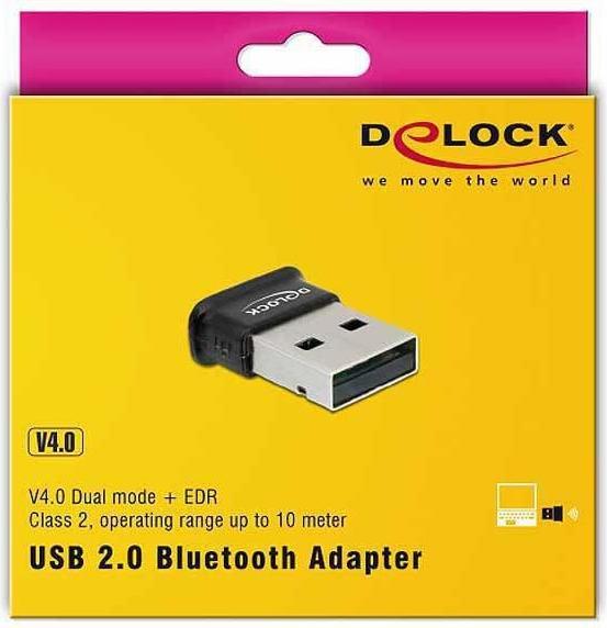 Immagine prodotto Delock Adattatore USB Bluetooth 4.0 (Trasmettitore e ricevitore)