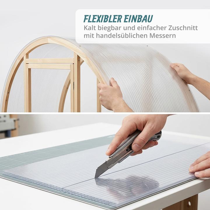 Actual product image Relaxdays Twin-wall panels