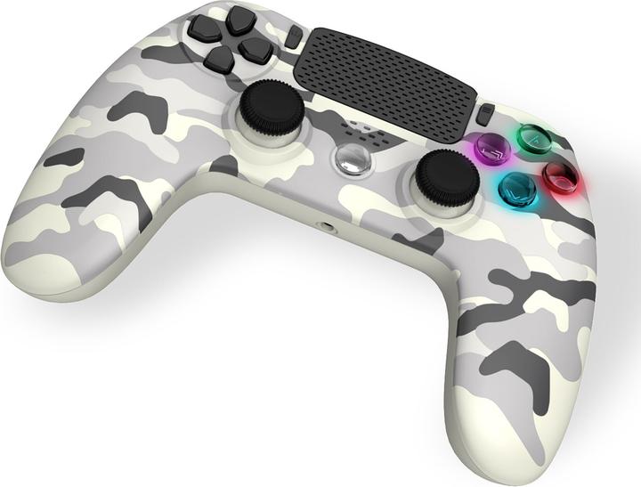Produktbild Trade Invaders Wireless Controller for PS4 with 3,5mm jack slot - LED-White Camo (PC, PS4)