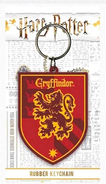 Actual product image Pyramid Harry Potter Rubber Keyring Gryffindor 6 cm