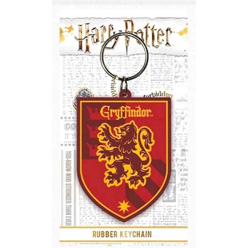 Pyramid Rosso Portachiavi, Harry Potter Portachiavi In Gomma Grifondoro 6 Cm,