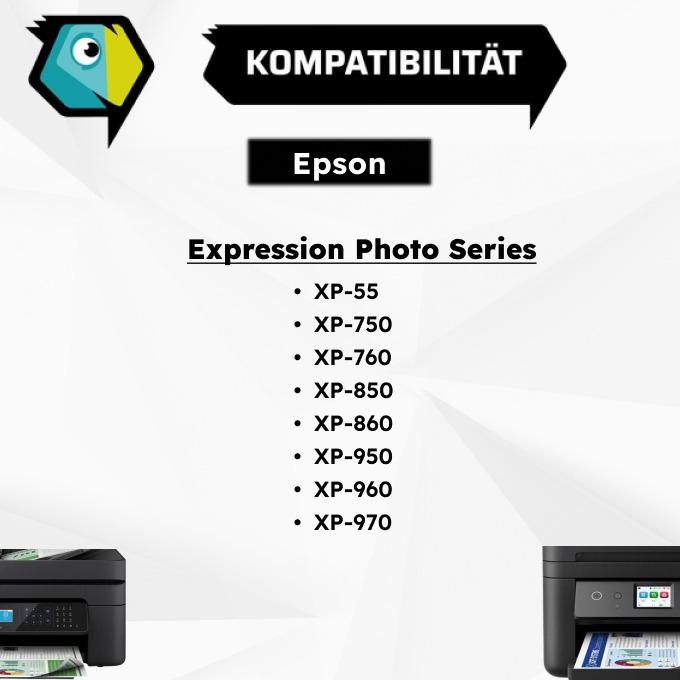 Produktbild Inkadoo Druckerpatronen kompatibel mit Epson C13T24354010 / 24XL Tintenpatrone (LC)