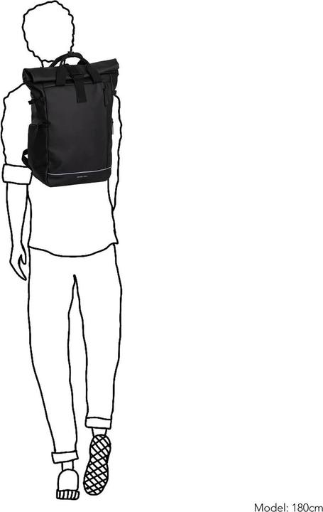 Actual product image Daniel Ray Central Rolltop Laptop Backpack (24 l)