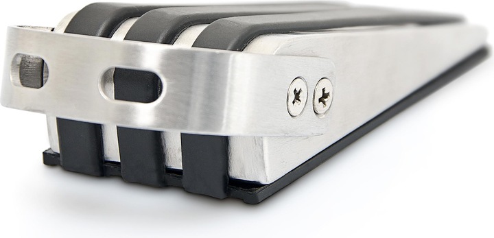 Actual product image Relaxdays Doorstop stainless steel (2 Piece, 5 x 12.5 x 4 cm)