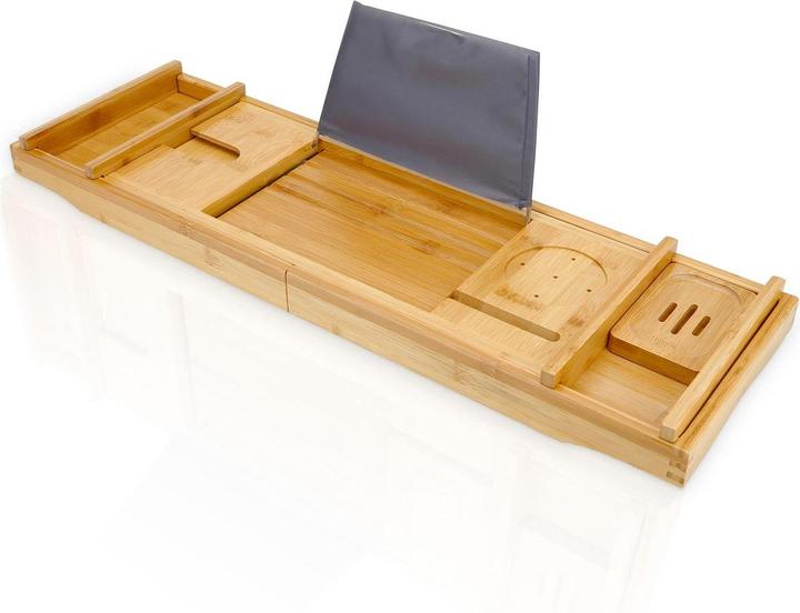 Intirilife Bamboo Bath Shelf