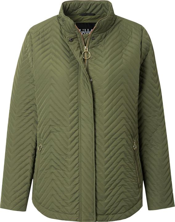 Produktbild Ulla Popken Steppjacke, Strickeinsätze, Stehkragen, Zipptaschen (42, 44)