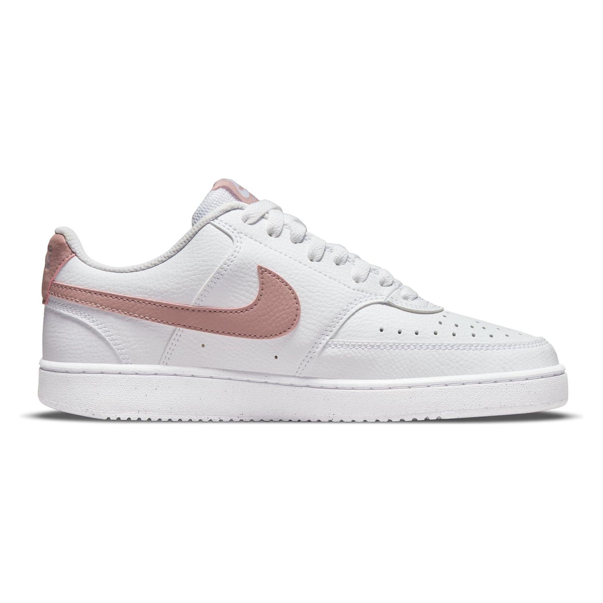 Nike, Damen, Sneakers, Court Vision Low Next Nat White/Pink Oxford 6.5, Pink, (37.5)