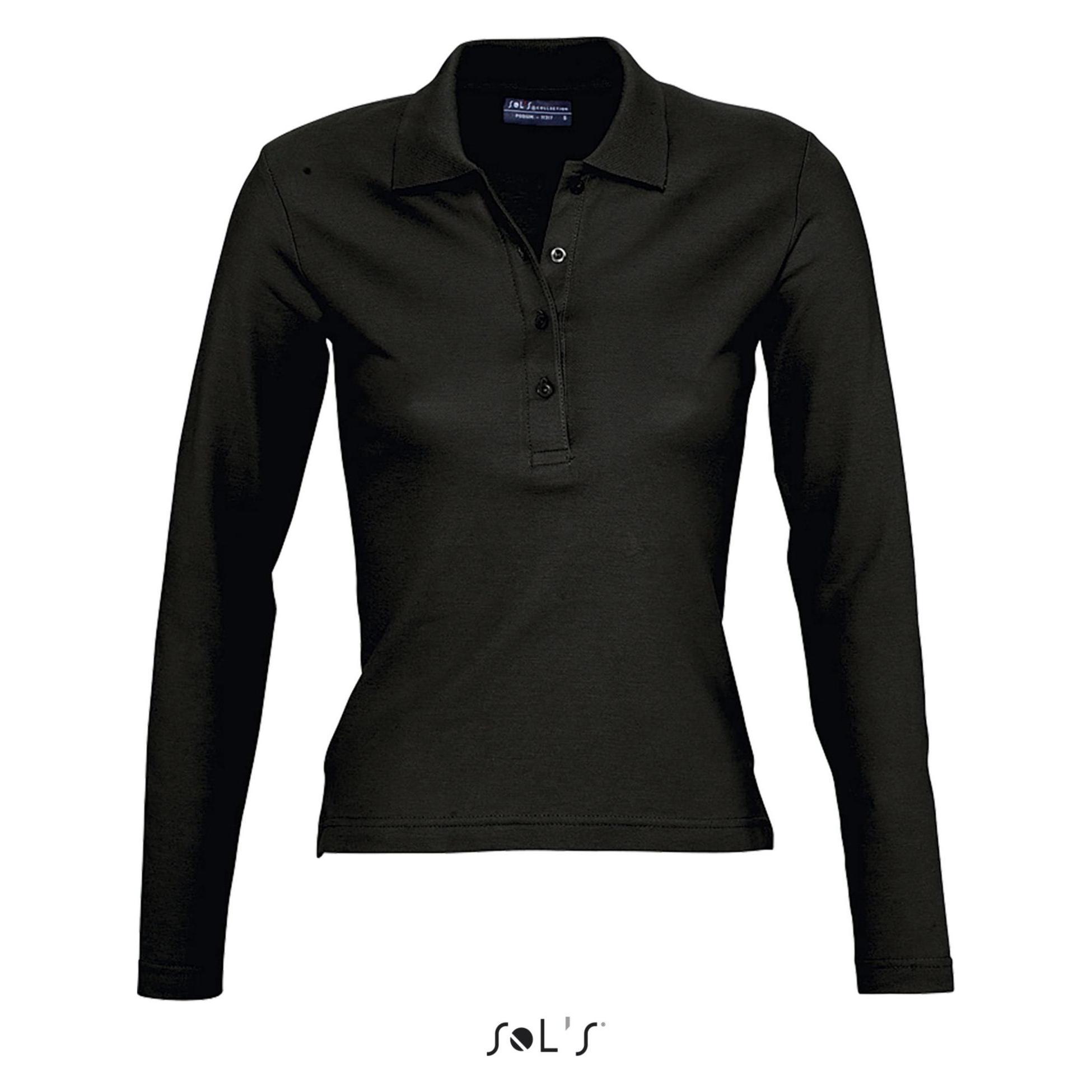 Sol's, Damen, Shirts, Podium, Schwarz, (S)