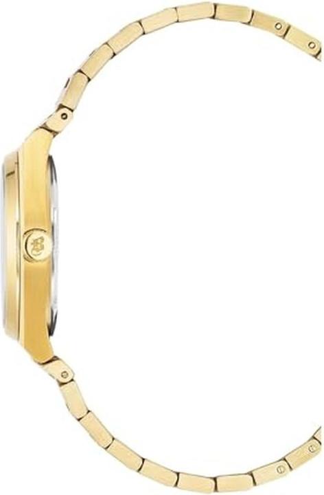 Actual product image Jacques du Manoir Elegant Gold-Tone Analog Watch for Women with Stainless Steel Band (Analogue wristwatch, 31 mm)