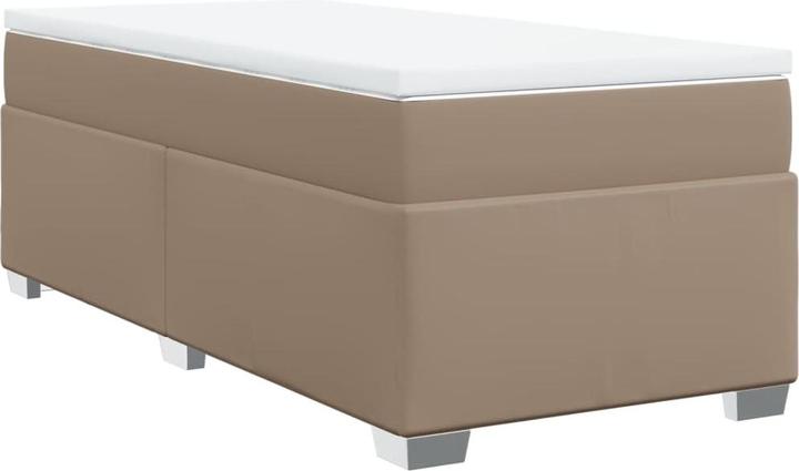 Actual product image vidaXL Bo x springbett Matratze 100 x 200cm Kunstleder (100 x 200 cm)