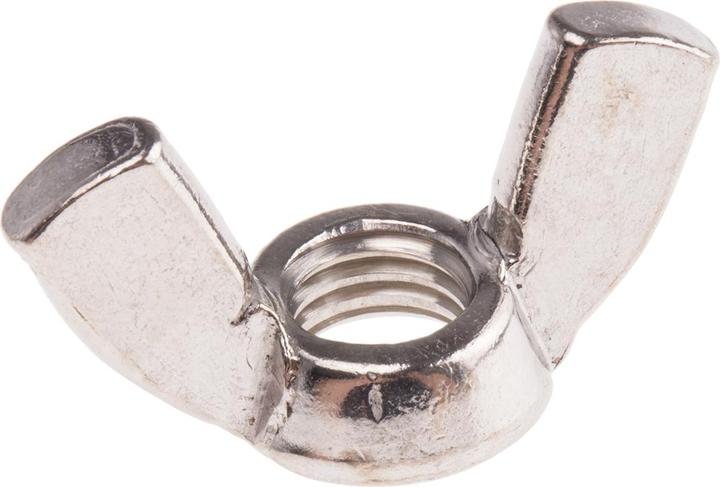 Actual product image RS PRO Wing nuts A4 stainless M10 (M10)
