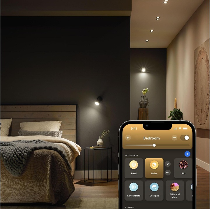 Actual product image Philips Hue 400 (GU10, 4.20 W, 400 lm, 2 x, E)