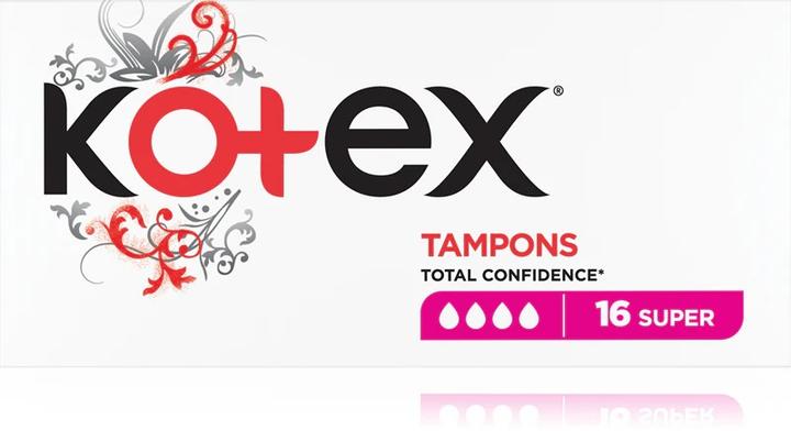 Produktbild Kotex Super tampons - Variant: 16 ks (16x)