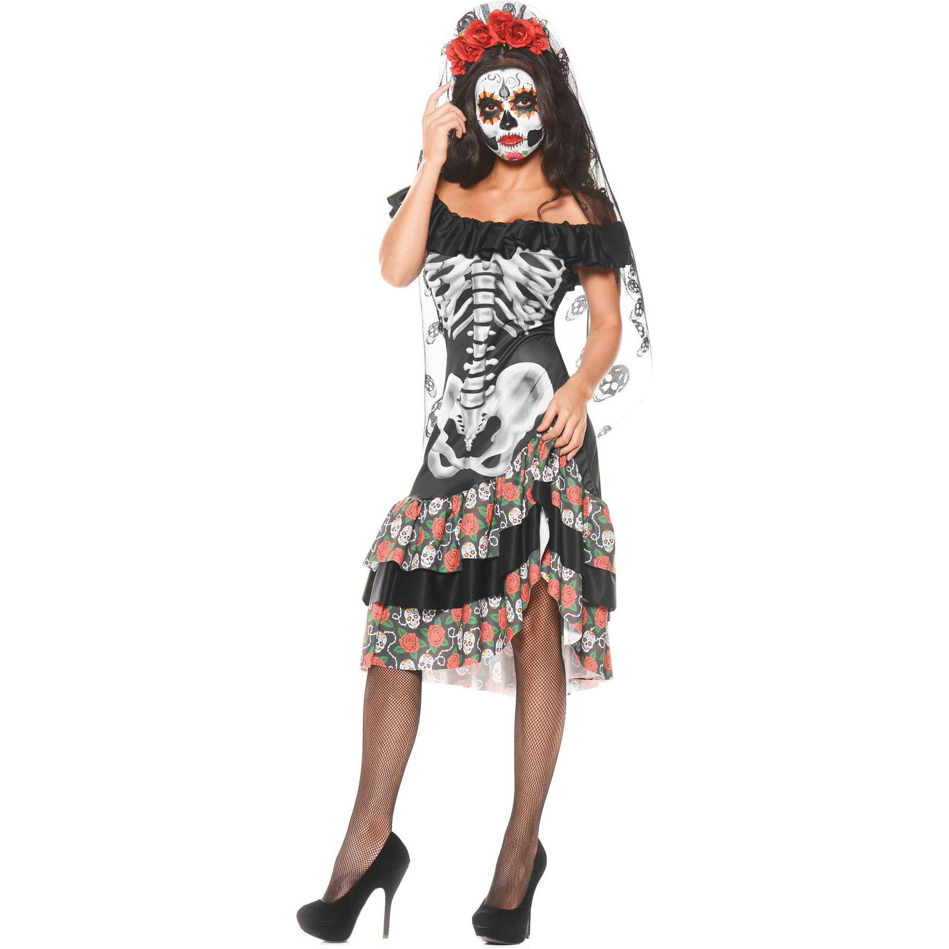 Thumbnail - Underwraps Schleier mit Rosen grau