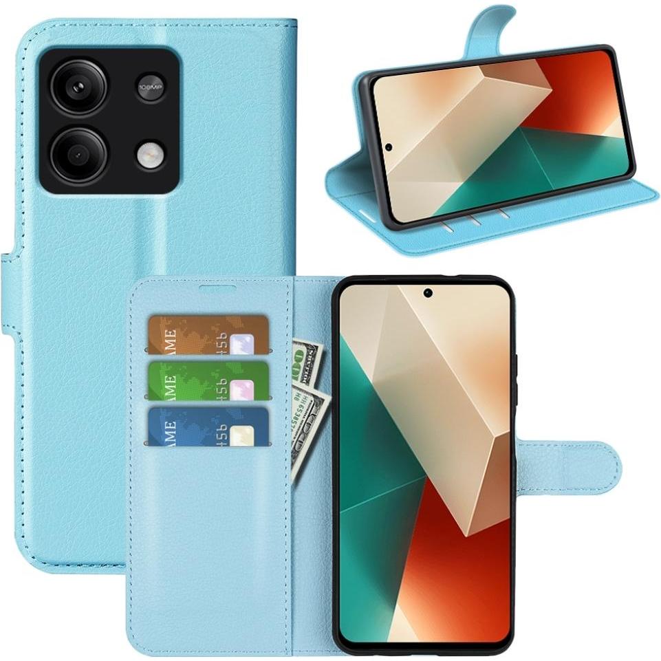 Screenguard Xiaomi Redmi Note 13 5G Leather Guard Lederhülle (Xiaomi Redmi Note 13 5G), Smartphone Hülle, Blau