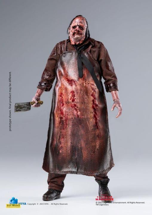 Actual product image Hiya Toys Texas Chainsaw Massacre figurine 1/12 Exquisite Super Series Texas Chainsaw Massacre 2022 Leatherfac