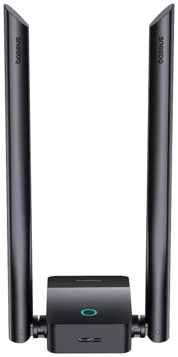 Produktbild Baseus Adapter WiFi FastJoy 1300Mbps (black) (USB-A, 2 Ports)