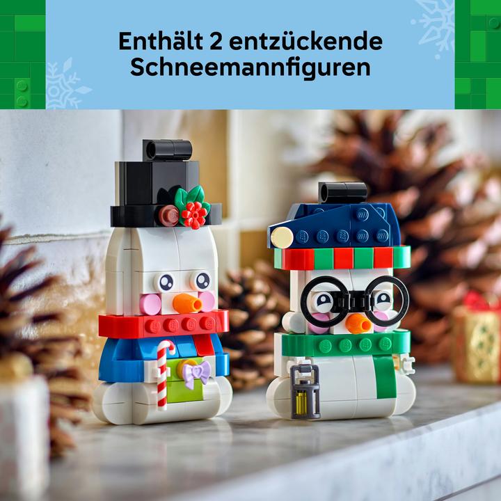 Produktbild LEGO Deko-Schneemänner 40812 (40812)