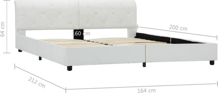 Actual product image vidaXL Bettgestell (140 x 200 cm)