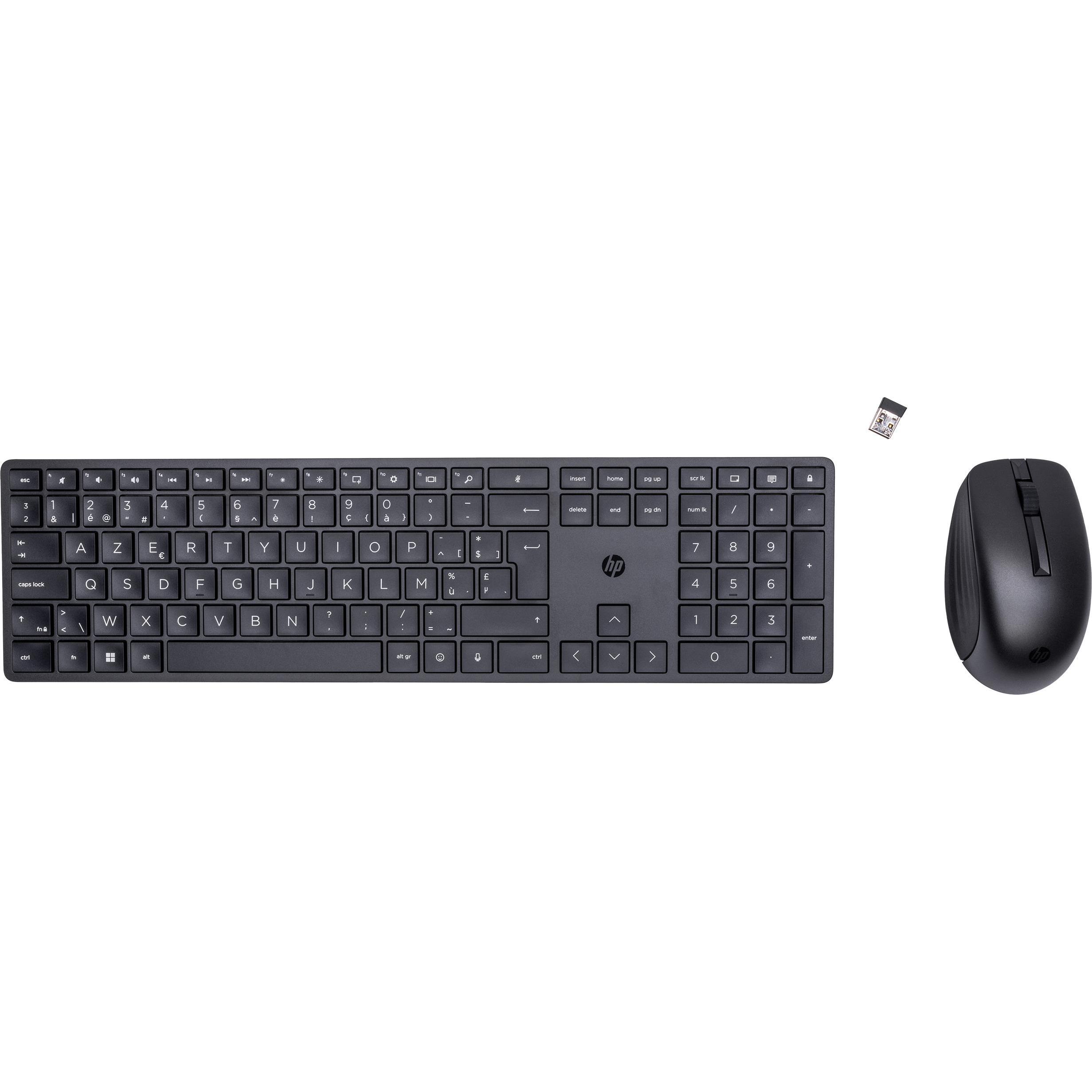 HP 650 Wireless Keyboard and Mouse Combo (DE), Tastatur, Schwarz