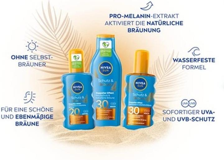 Produktbild NIVEA Protect & Bronze (Sonnenspray, SPF 20, 200 ml)
