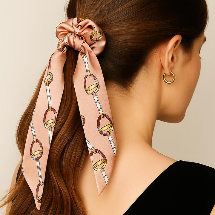 Actual product image Avizar Haargummi mit barockem Schalprint Cordelia (Hair tie)
