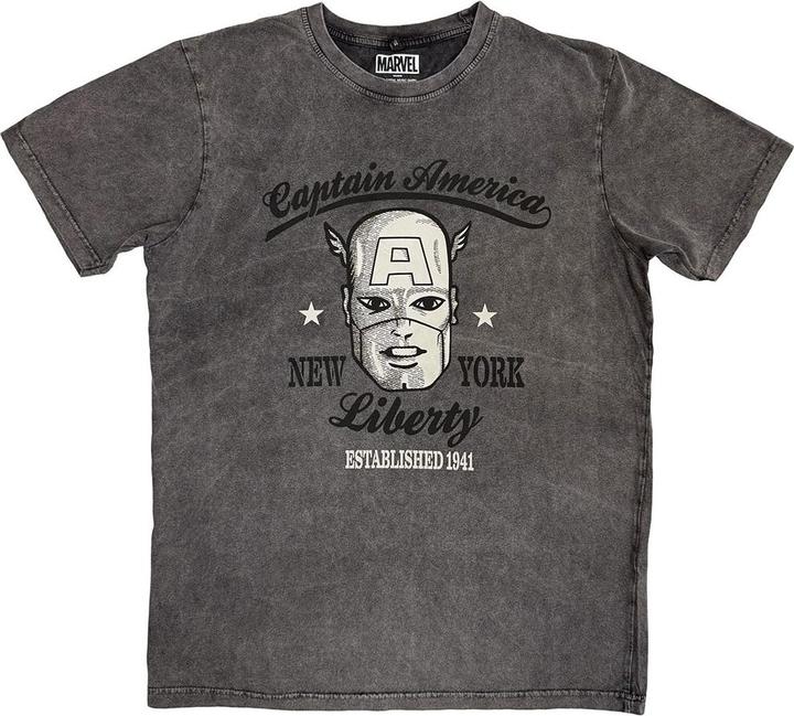 Actual product image Captain America Est. 1941 Stone Wash (M)