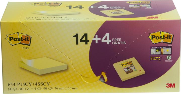 Produktbild Post-it Super Sticky (76 x 76 mm)