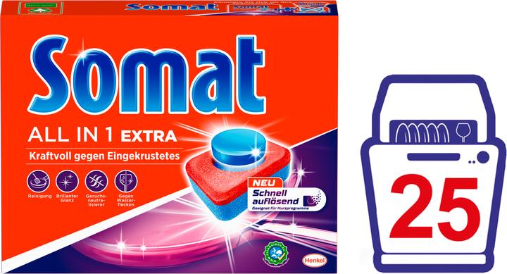 Actual product image Somat All in 1 Extra (Tabs, 25 x)