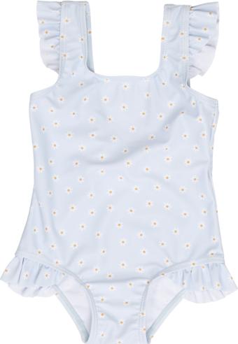 Image du produit Little Dutch Robe de bain sans manches à volants Daisies Blue - 74/80 (74)
