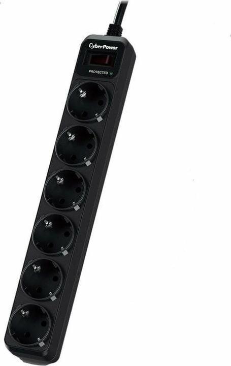 Actual product image Cyberpower Essential 6 x Schuko surge protector (6x, CEE 7/3, 1.80 m)