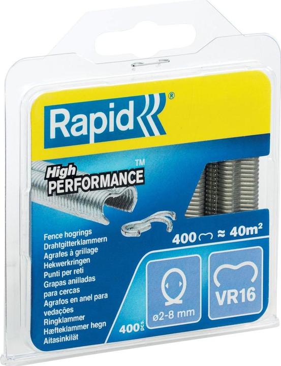 Actual product image Rapid VR16 ring clamps galvanised 400 pieces