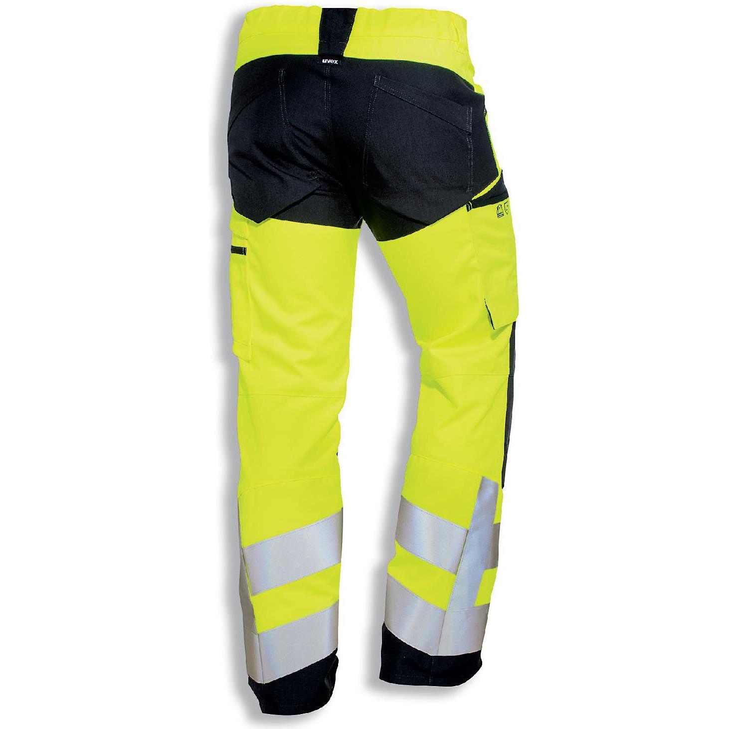 Uvex Safety, Pantaloni da lavoro, Pantaloni cargo uvex protection flash yellow, warning yellow 48 (48)