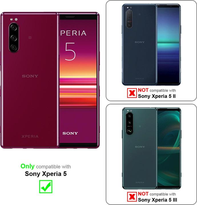 Productafbeelding Cadorabo Boek Jeans Optiek Cover (Sony Xperia 5)