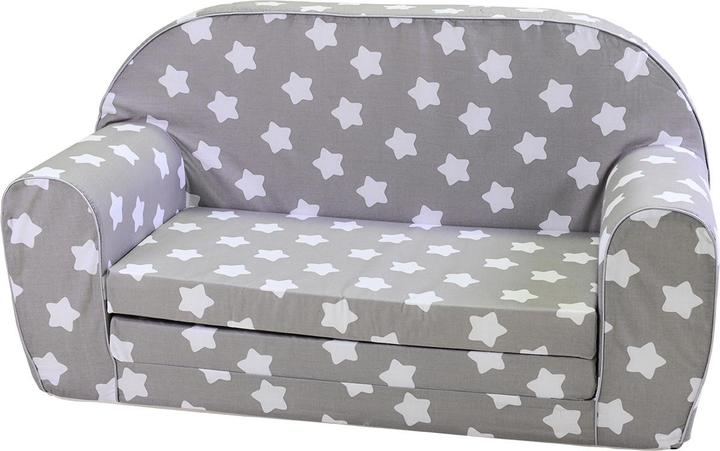 Immagine prodotto Knorrtoys Kindersofa - "Grey white stars" (Divano per bambini)