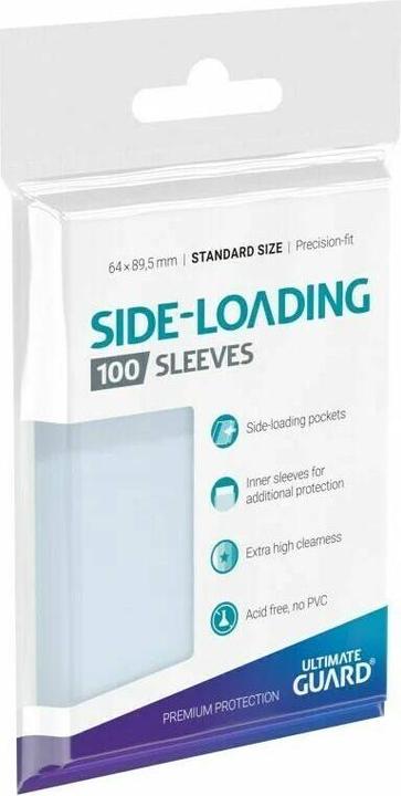Actual product image Ultimate Guard UGD010478 - Precise-Fit 100 Kartenhüllen Seitliche Lagerung Standard Grösse, transparent