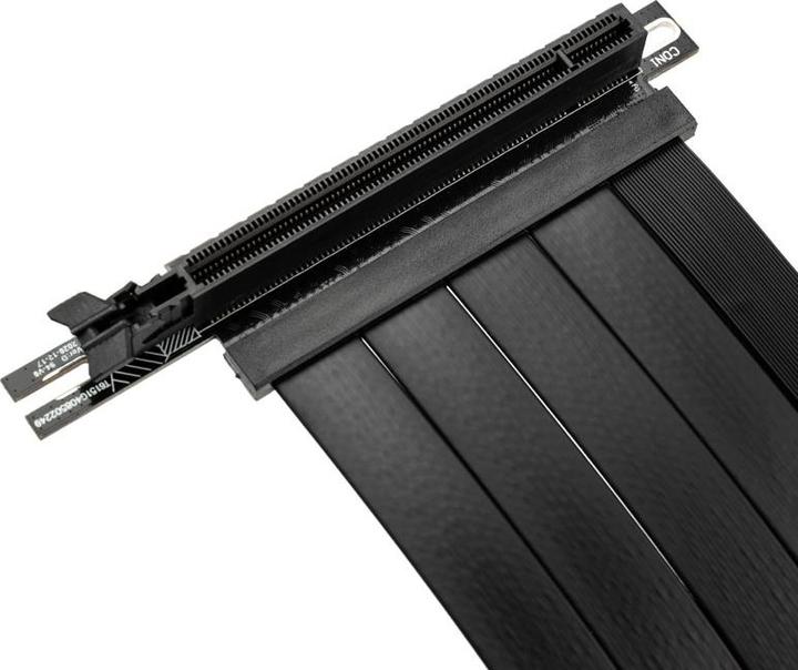 Actual product image Zalman Riser ribbon cable - PCI-E 4.0 x16, 90 degrees (0.22 m)