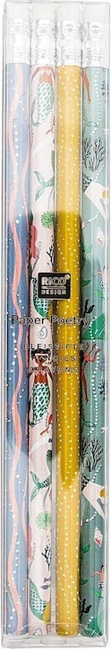 Actual product image Rico Design Pencil mermaid 4 pieces, Black (HB, 4 x)