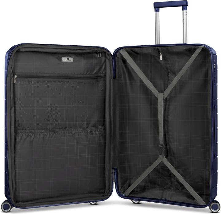 Produktbild Franky London 4 Rollen Trolley L 74 cm mit Dehnfalte (91 l)