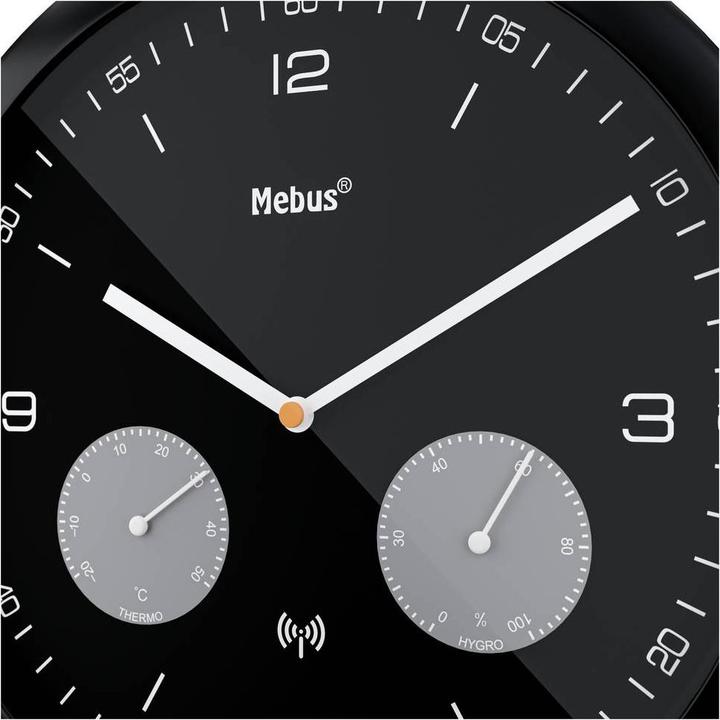 Produktbild Mebus Funk Wanduhr 52825 260 mm x 42 (26 cm)