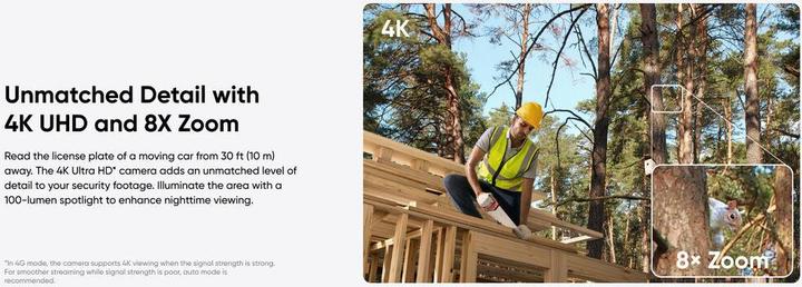 Produktbild eufy 4G LTE Cam S330 Überwachungskamera 4K (3840 x 2160 Pixels)