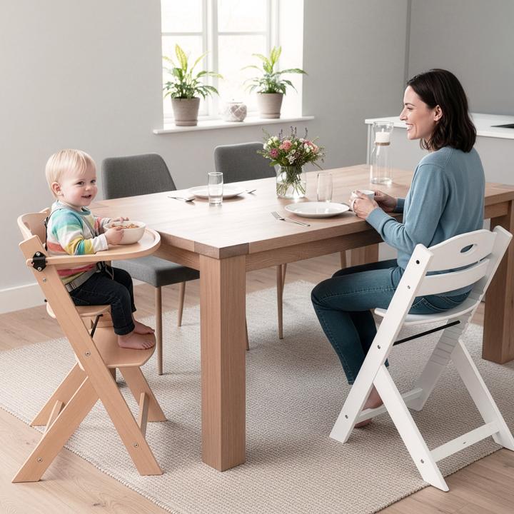 Actual product image BabyGo Family Pro nature (Highchair)