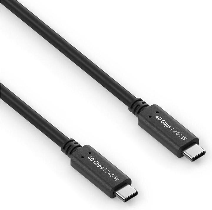 Actual product image Purelink USB4 cable 40Gbps, 240W USB C - USB C (1 m, USB 4.0)