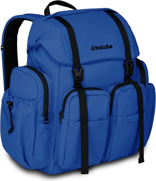 Actual product image Invicta Urban Backpack with Laptop Compartment, Reflective Inserts, and Trolley Strap (29 l)